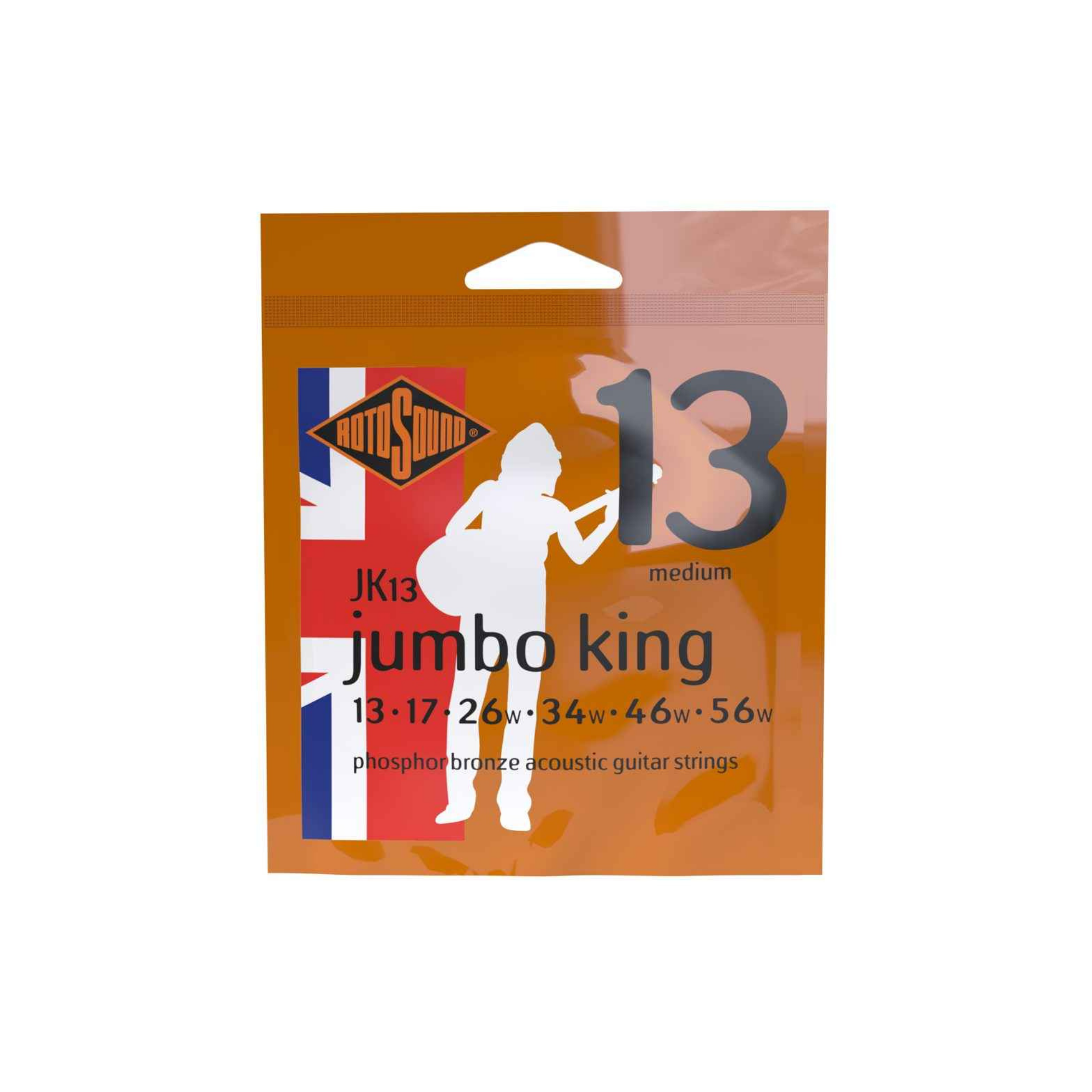 Rotosound Jumbo King Acoustic Medium Guitar Strings